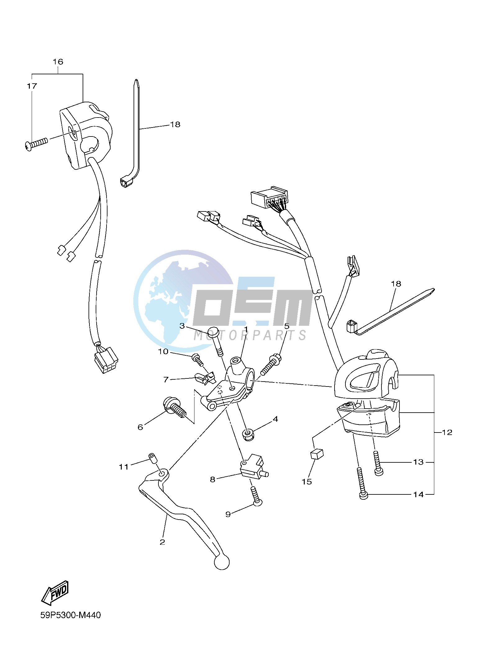 HANDLE SWITCH & LEVER