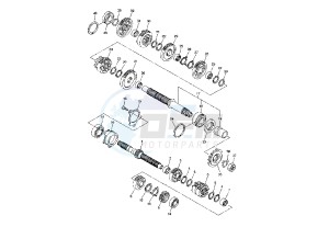 YZF R1 1000 drawing TRANSMISSION