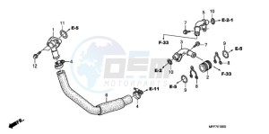 XL700V9 ED drawing WATER PIPE