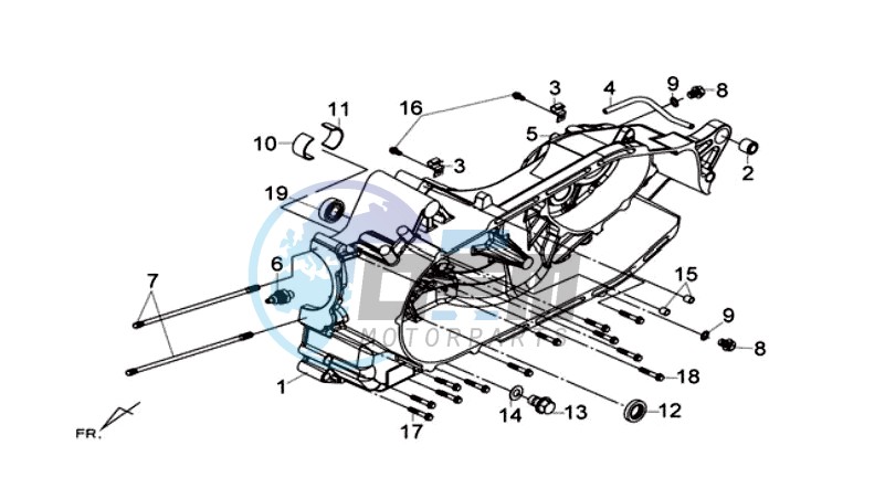 CRANKCASE LEFT