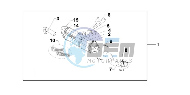 TITANIUM SLIPON EXHAUST CB1000R