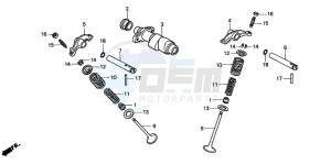 TRX300 FOURTRAX 300 drawing CAMSHAFT