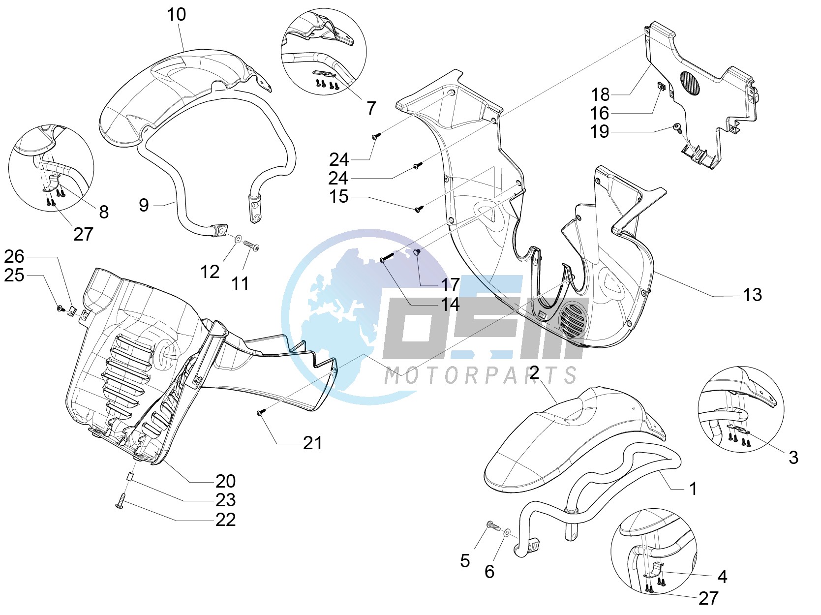 Wheel huosing - Mudguard