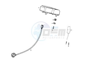 GPR REPLICA RACING EURO2 - 50 cc drawing DASHBOARD UNIT