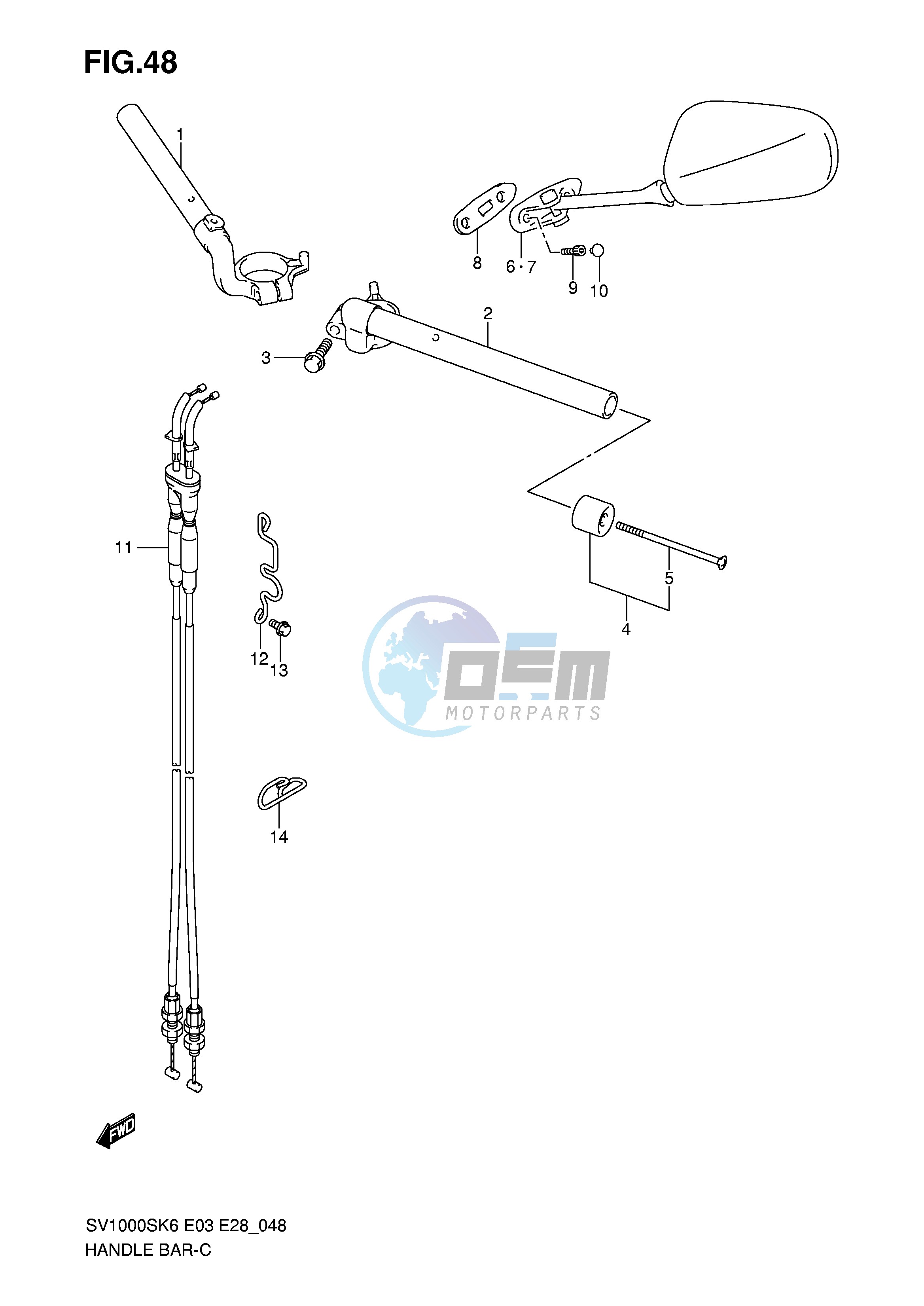 HANDLEBAR (SV1000S)