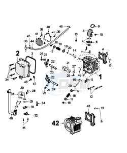 DJANGO 50 4T SPORT P drawing CYLINDER