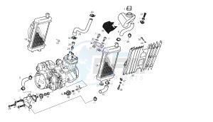 SENDA R DRD - BLACK DEVIL 2A EDIZIONE - 50 CC VTHSR1A2A drawing COOLING SYSTEM