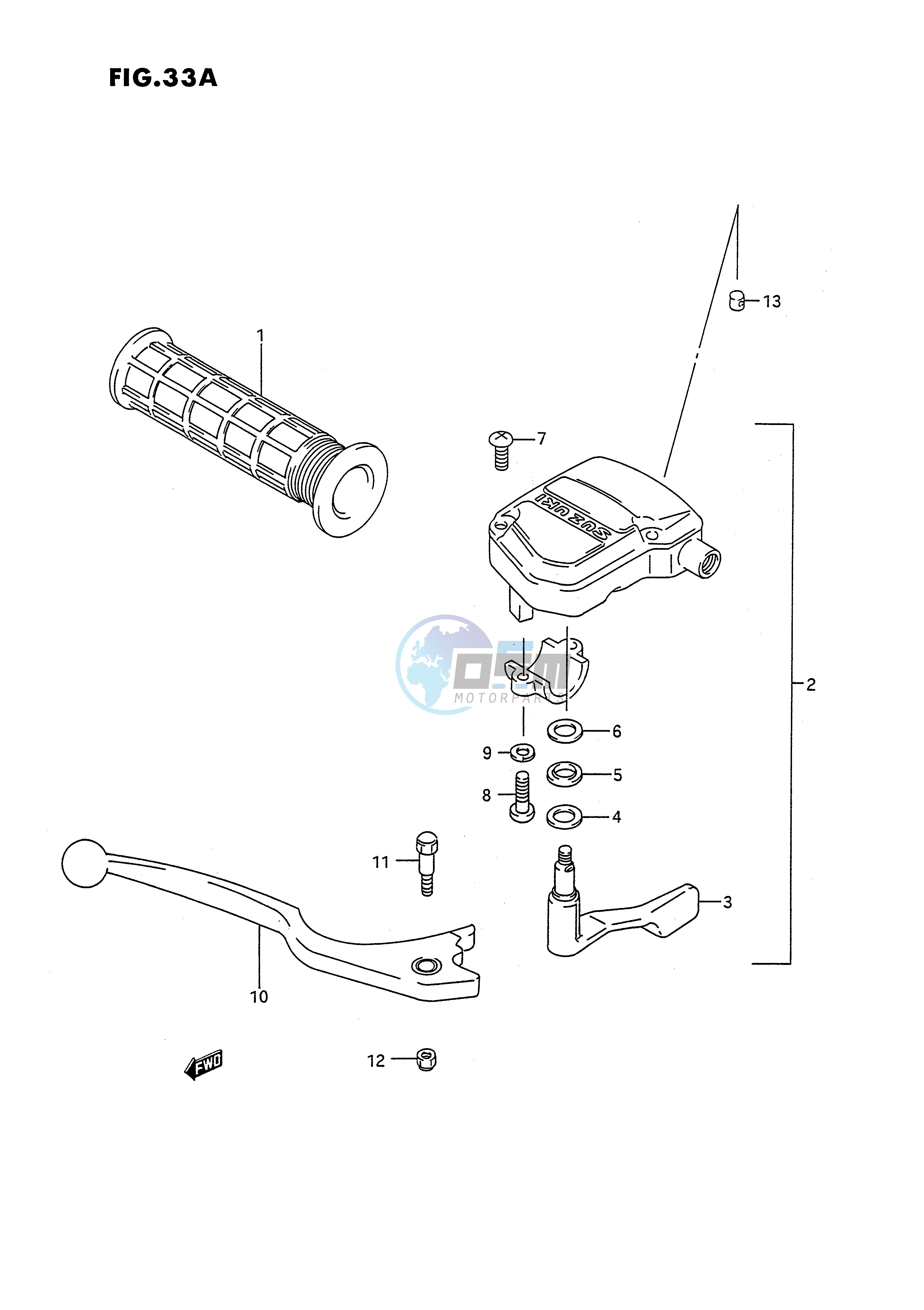 BRAKE LEVER (MODEL M)