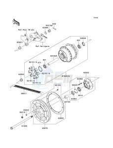 VN 900 B [VULCAN 900 CLASSIC] (6F-9F) B6F drawing REAR WHEEL_CHAIN