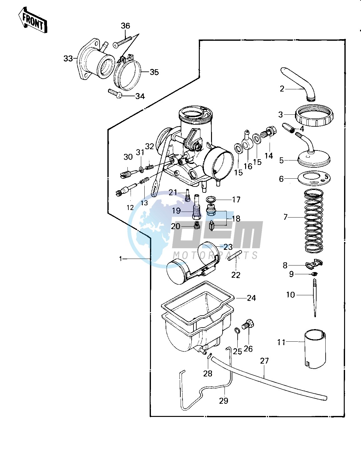 CARBURETOR -- -F_NO. 522924- -