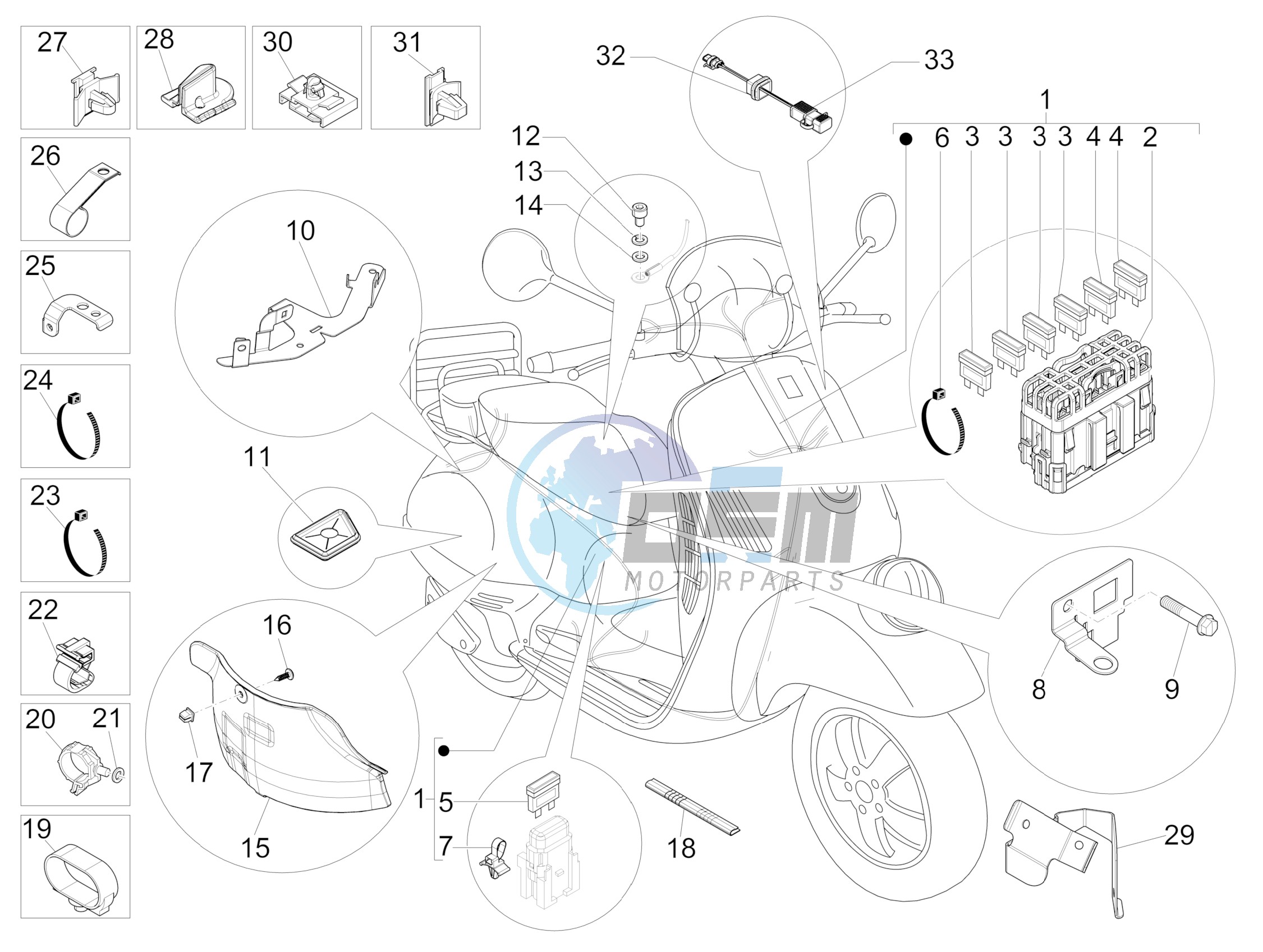 Main cable harness