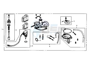 RED DEVIL - 50 cc drawing CARBURETTOR