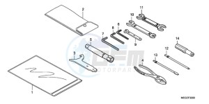 VT750C9 Australia - (U / MME) drawing TOOLS