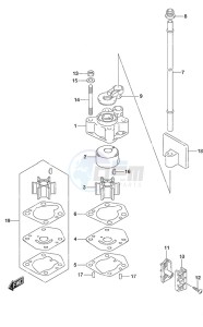 DF 9.9B drawing Water Pump