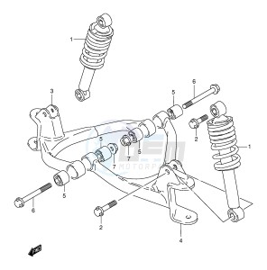 LT80 (P1) drawing SUSPENSION ARM