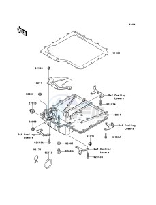 ZZR1400_ABS ZX1400FDF FR GB XX (EU ME A(FRICA) drawing Oil Pan