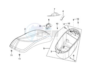 MIO 100 drawing BUDDYSEAT - HELMET BOX