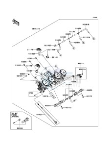 Z1000SX ZX1000GCF FR GB XX (EU ME A(FRICA) drawing Throttle