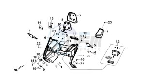 GTS 300i drawing COWLING INNER FR PLATE