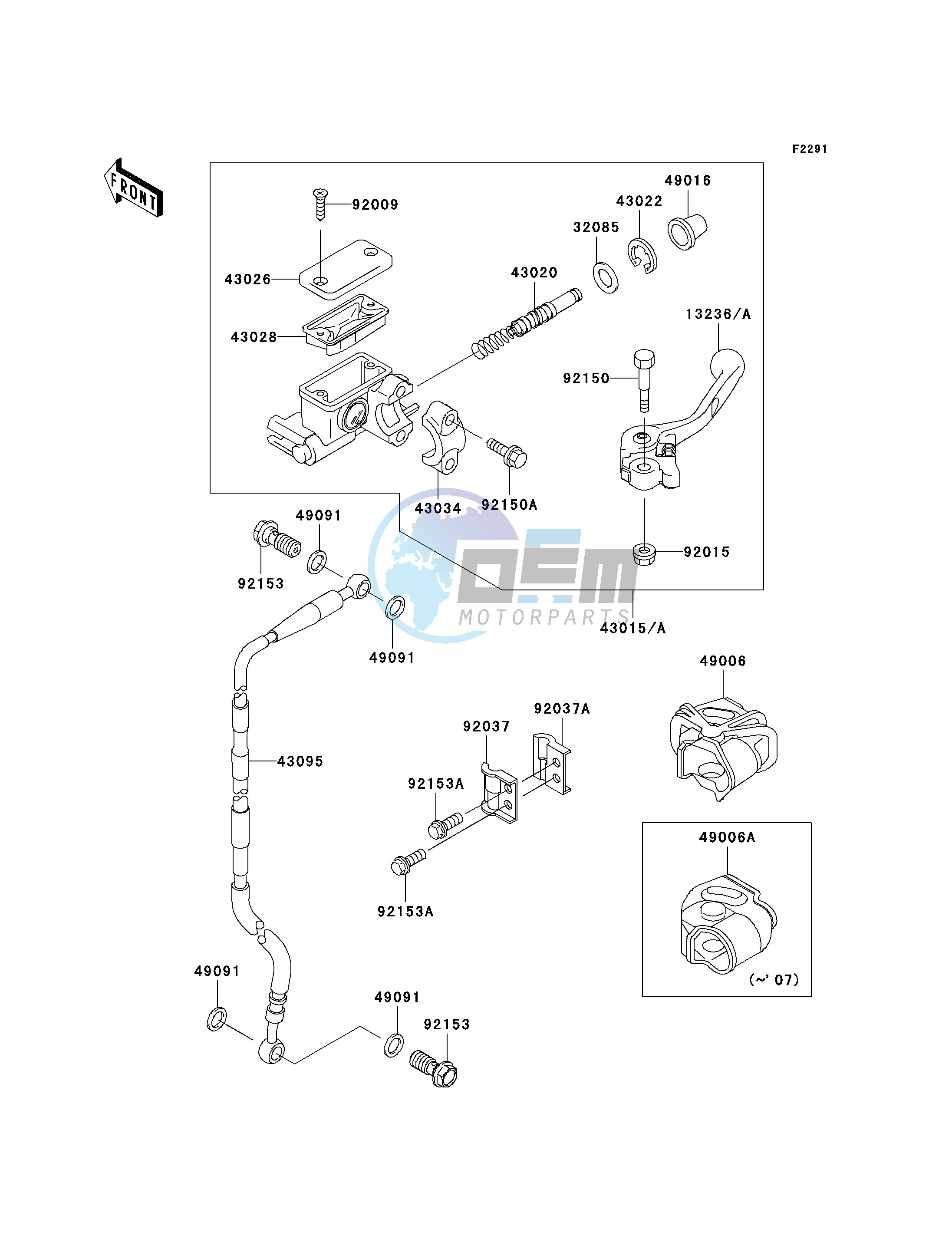 FRONT MASTER CYLINDER