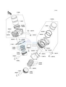 VN 1600 D [VULCAN 1600 NOMAD] (D6F-D8FA) D8FA drawing CYLINDER_PISTON-- S- -