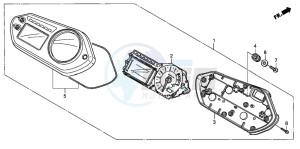 XL700VA drawing METER