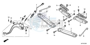 TRX420FPAD TRX420 Europe Direct - (ED) drawing PEDAL/STEP