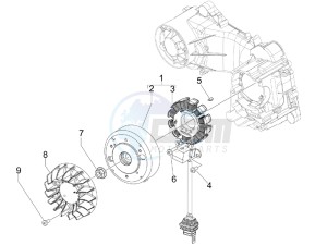 Primavera 50 4T-4V (NAFTA) drawing Flywheel magneto