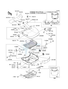 VN 1700 A [VULCAN 1700 VOYAGER] (9FA) A9F drawing SADDLEBAGS -- TRUNK- -