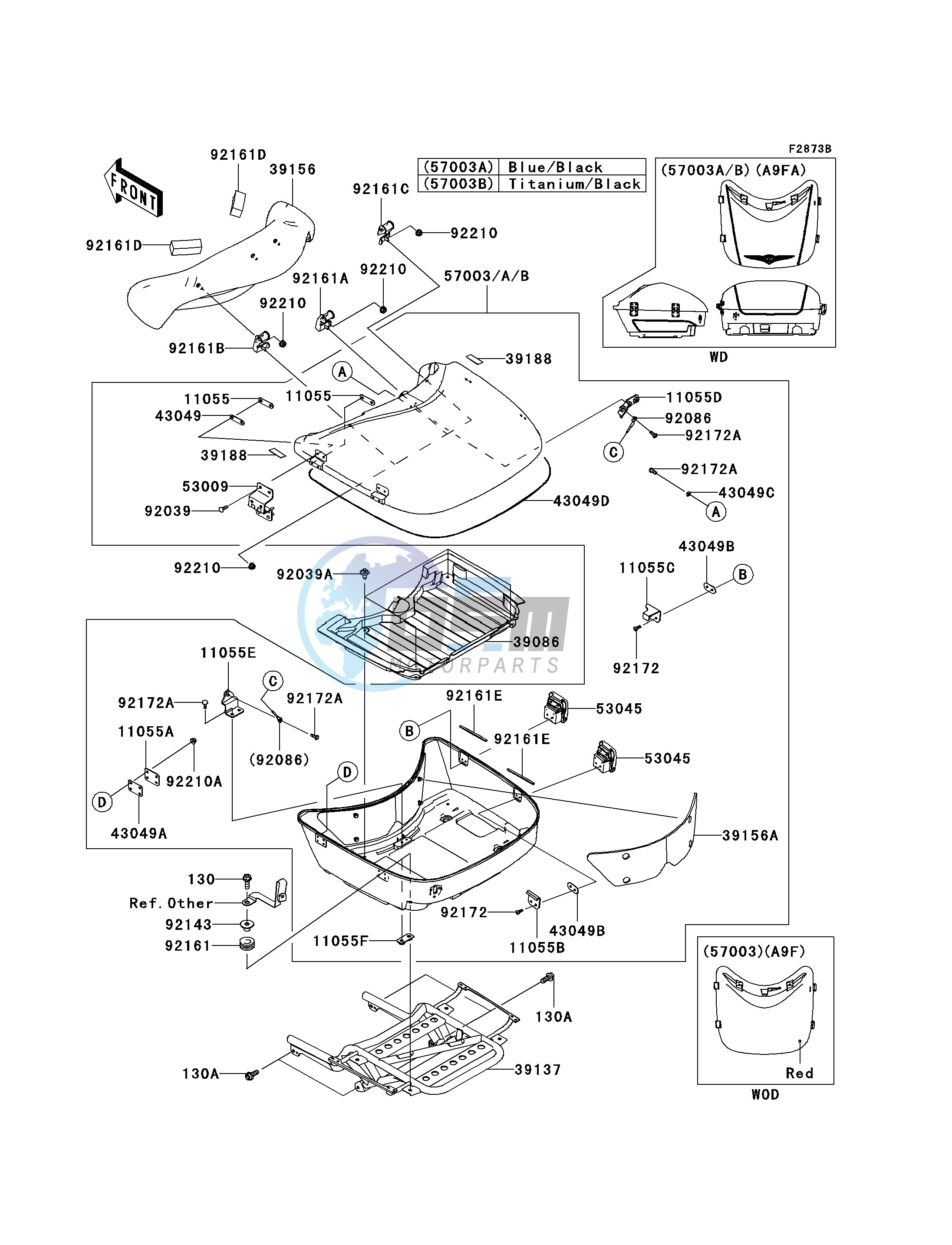 SADDLEBAGS -- TRUNK- -