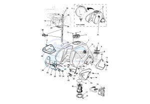 MT-03 660 drawing FUEL TANK