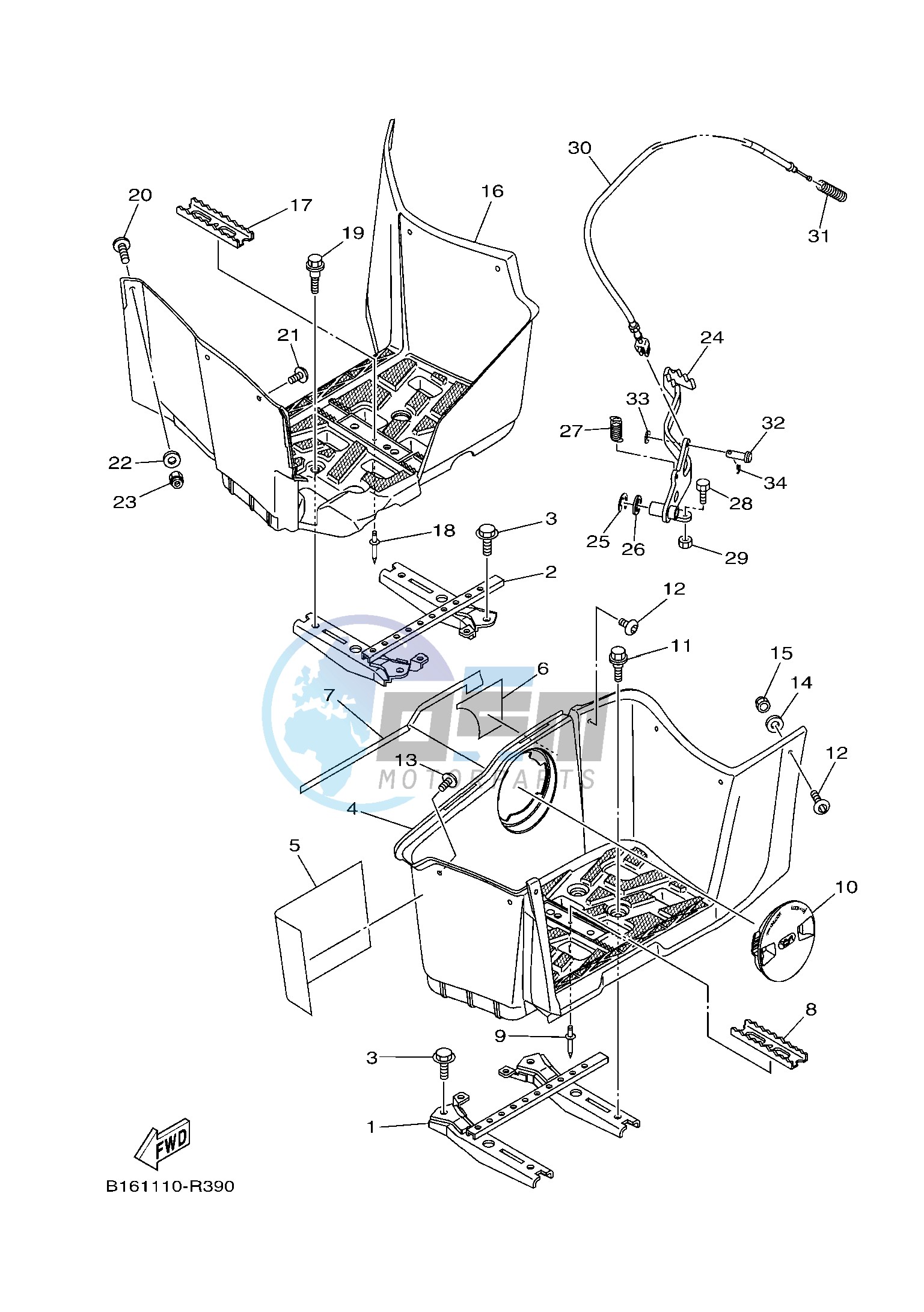 STAND & FOOTREST