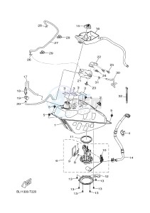 YP400RA X-MAX 400 ABS (BL11 BL11 BL11 BL11) drawing FUEL TANK