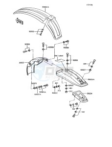 KE 100 B [KE100] (B11-B15) [KE100] drawing FENDERS