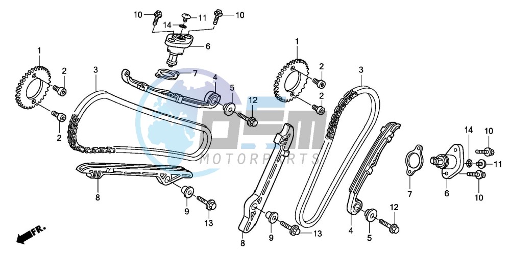 CAM CHAIN/TENSIONER