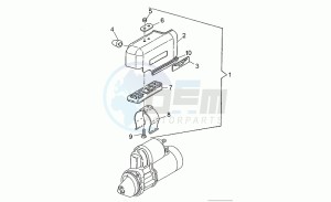 Nevada 750 Club Club drawing Starter motor cover