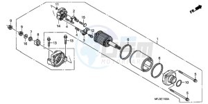 CBR600RA9 E / ABS MME drawing STARTING MOTOR