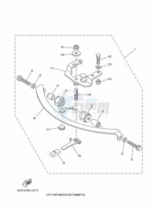 F100BETL drawing TILLER-HANDLE