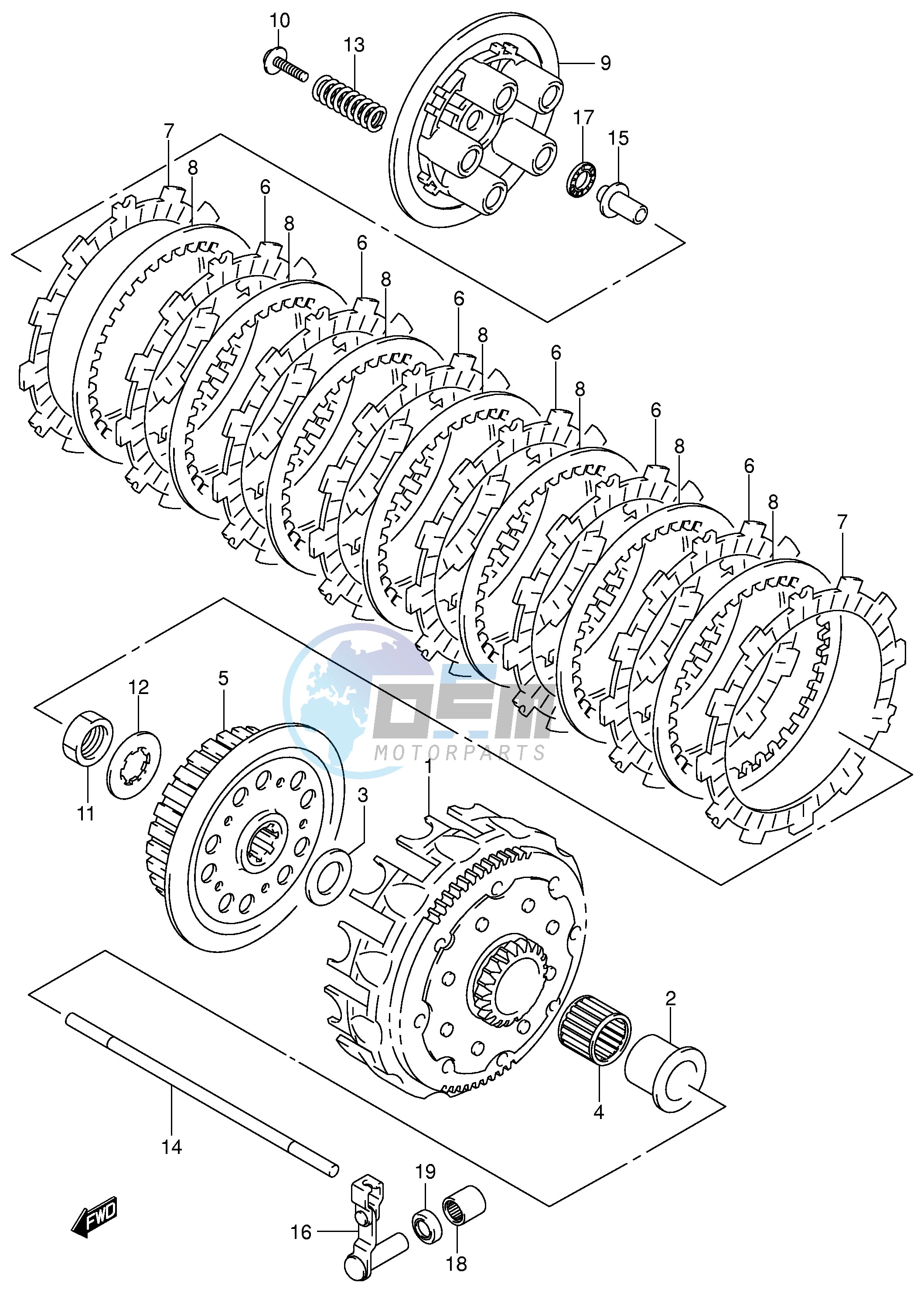 CLUTCH (MODEL K2 K3 K4 K5 K6)