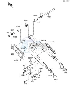 KX 60 B [KX60] (B1-B4) [KX60] drawing SWINGARM