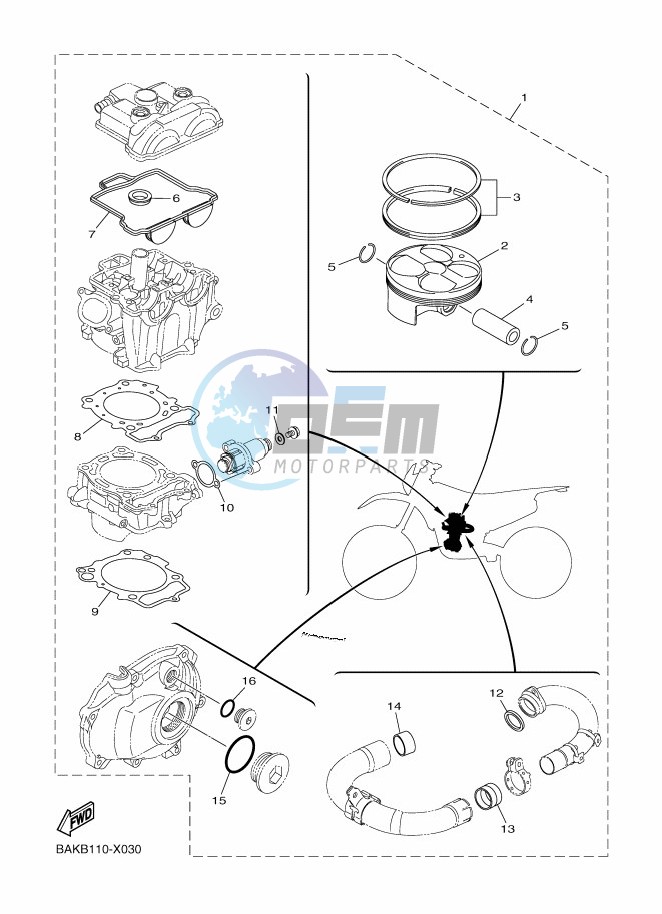 PISTON REBUILT KIT