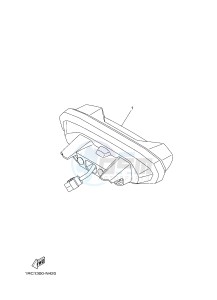 MT09 900 (1RC1 1RC2) drawing TAILLIGHT