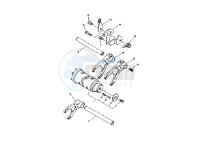 TDM 850 drawing SHIFT CAM-FORK