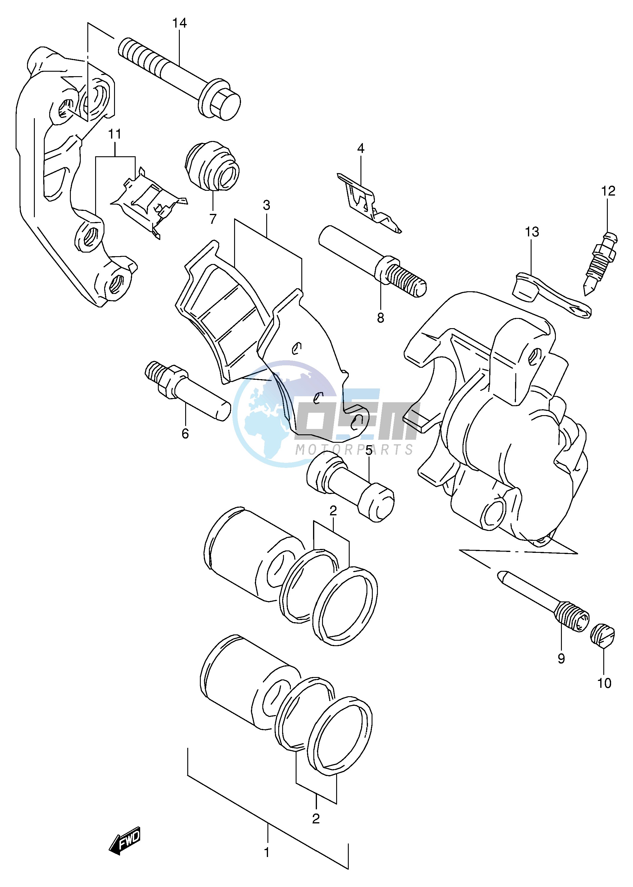 FRONT CALIPER