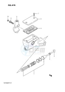 VS750GL (E1) INTRUDER drawing CLUTCH MASTER CYLINDER (VS750GLFJ GLFK GLFL GLFM)