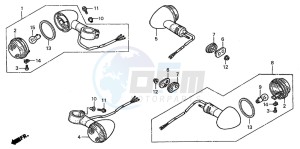 VT750DCA SHADOW SPIRIT drawing WINKER