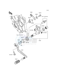 ER-6N_ABS ER650FDS XX (EU ME A(FRICA) drawing Gear Change Mechanism