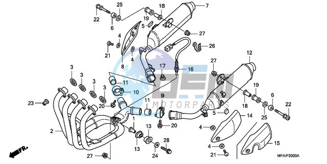 EXHAUST MUFFLER