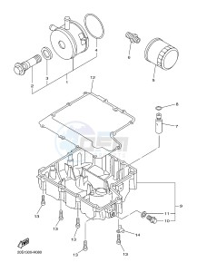 XJ6F 600 DIVERSION F (BS11 BS12) drawing OIL CLEANER