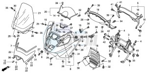 FJS400D SILVER WING drawing FRONT COVER